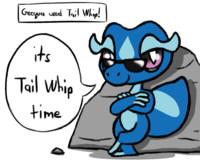 Gecqua used Tail Whip! its Tail Whip time
