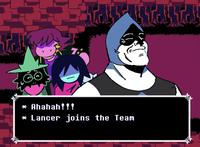 7.* * Ahahah!!! * Lancer joins the Team