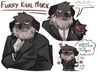 FURRY KARL MARX мен violent revolution with Shotguns 3 wag wag