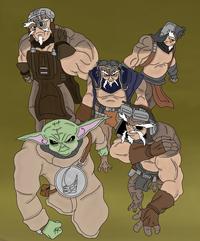 Grogu and the glubshittos
