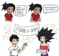 guys... i have some thing i need to confess Im the legendary Super Saiyan... LESBIAN IS OKAY!! 171 #Ally ZET ME HIT? Ии