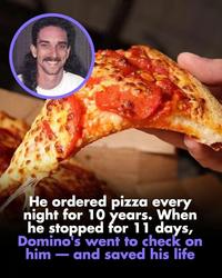 He ordered pizza every night for 10 years. When he stopped for 11 days, Domino's went to check on him- and saved his life