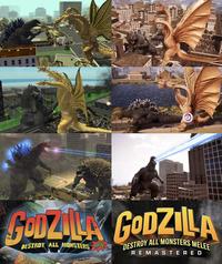 LA GODZILA DESTROY ALL MONSTERS MEE DESTROY ALL MONSTERS MELEE REMASTERED