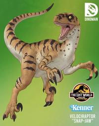 DINOMAN THE LOST WORLD JURASSIC PARK Kenner VELOCIRAPTOR "SNAP-JAW"