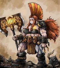 My Gotrek Gunnison ts commission art drawn by Octosoup! | /r/grimdank