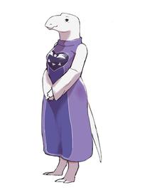 Toriel as a maiasaura