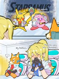 STAPSAMIS We are StarSamus Team! Pikapika! @StarYoshi_ssb My babies... They're way too adorable... doking dokim dokin