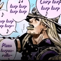 Tarp larp larp larp Carp Tarp Tarp larp ♪ arp larp plarp ♪ Pizza laryza- rella