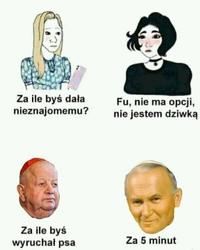 Za ile byś dała nieznajomemu? Fu, nie ma opcji, nie jestem dziwką Za ile byś wyruchał psa Za 5 minut