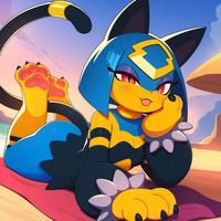 Sekhmet On the Beach