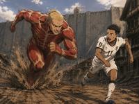 Erling Haaland Running Attack on Titan