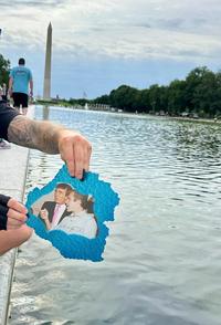 Look what we pulled out of the Reflecting Pool...