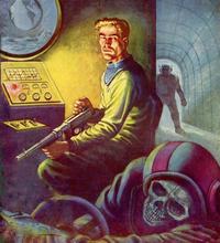 Illustration by Milton Luros for Future Science Fiction, March 1953