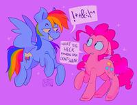 1++&= \^ + WHAT THE HECK RAINBOW DASH DONT SWEAR SWIRLS EY POP