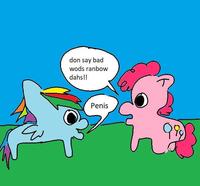 don say bad wods ranbow dahs!! E Penis 999