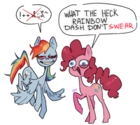 WHAT THE HECK RAINBOW DASH DON'TSWEAR, Vilya.