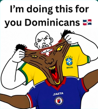 I'm doing this for you Dominicans == ALL SAETA 0 BRASIL