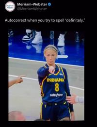 Merriam- Merriam-Webster Webster @MerriamWebster Autocorrect when you try to spell 'definitely.' INDIANA 8 salesforce