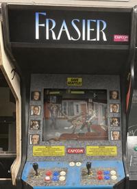 FRASIER FRASIER 3000 Now TO PLAY SAVE SEATTLE! NILES two and LARPLA Panca chey roy GUCH ons of autofre ORSARO PLAY STRENG PRESS START CAPCOM FOUR CORT b CAPCOM ANMEL SECRET ROLES USA