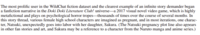 The most prolific user in the WildChat fiction dataset and the clearest example of an infinite story demander began a fanfiction narrative in the Doki Doki Literature Club! universe-a 2017 visual novel video game, which is highly metafictional and plays on psychological horror tropes-thousands of times over the course of several months. In this story thread, various female high school characters are imagined as pregnant, and in most iterations, one charac- ter, Natsuki, unexpectedly goes into labor with her daughter, Sakura. (The Natsuki pregnancy plot line also appears in other fan stories and art, and Sakura may be a reference to a character from the Naruto manga and anime series.)