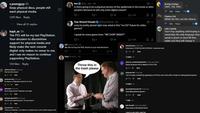 N M s.youngyyy 6h Keep physical discs, people still want physical media. 1,915 likes Reply View all 12 replies kapt_ac 5h The PS5 will be my last PlayStation. Your decision to discontinue support for physical media and likely make the next console digital-only makes no sense to me, and I see no reason to continue supporting PlayStation. 534 likes Reply thetoricalSurge7 4 hours ago Play has limits clearly teo @im teo 4h Is there going to be a physical version of the spiderman in the movie or after people's demand he will only solve digital crimes? 131 198 Tsar Strand Visuals @Tsar Strand-3h il 4.2K sony im pretty p----- right now. what is this "no CD" future for video games? I speak for every game lover. "WE DONT WANT!" Q3 SJT Kyrios 90-4h 132 We will not buy the PS6, thanks to your bad decisions 12 Fury FuryG1-4h 86 ild 5.9K @trashinGame 5 hours ago Gotta start a STOP KILLING PHYSICAL' movement now 316 la 1.9K 2 replies Reply Boring Fordays SAVE. THE. DISC. 3h Like Reply 1186 Clayton Cini Wield the Disc not the Gitaroo. 2h Like Reply Luke Cassidy 37 Don't buy anything until buying is ownership the only language they speak is green so dont fill their wallet and they will change it @oplumdrawing 5 hours ago No physic, no Playstation anymore for me 1649 Never buying another Playstation ever again. @bgbelyjech3612 hours ago why no more physical games ? are you insane? 3.119 Reply @scott18282 hours ago Throw this in the trash please @francy crazydeaftrophyhunter 5 hours ago (edited) Needs all games PS3 in digital to PS5 or PS6 Reply @Synchro7895 hours ago I am no longer considering upgrading to a PSS pro since Sony will no longer be making physical games. 2029 3 replies Reply @muntatherhussain 128 5 hours ago Stop killing physical games! 13044 1 reply @DxVinny055 hours ago (edited) Stop trying to kill physical discst I want to own what I paid fort Thank you Playstaion. I am relieved I no longer have to even consider buying a PS6. max