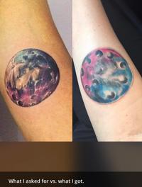 What I asked for vs. what I got.