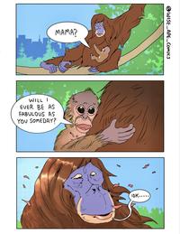MAMA? WILL I EVER BE AS FABULOUS AS YOU SOMEDAY? D D @WISE_APE_COMICS IDK....