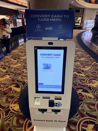 ORN CANDY FOUNTAIN CONVERT CASH TO CARD HERE CASH CREDIT/ DEBIT CONVERT CASH TO A PREPAID CARD readyCARD Use your card everywhere At the concession stand.... Touch to Start Take Receipt Take Card Do Not Use Wet Cash L Convert Cash To Card GL
