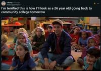 P r/funny. 13y ago shift_happenstance I'm terrified this is how I'll look as a 26 year old going back to community college tomorrow OC
