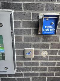 P Down CALL e Message July 18 Friday Mircom POSTAL LOCK BOX MADE BY DOORKING INGLEWOOD, CALIF. FD