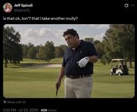 Jeff Spicoli @spicol3 is that ok, ton'? that i take another mully? Made with AI 5:32 PM - Jul 23, 2026 429 Views