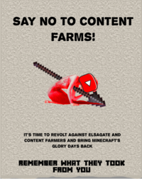 It's time to take revenge against the content farmers and elsagate for taking everything from us!