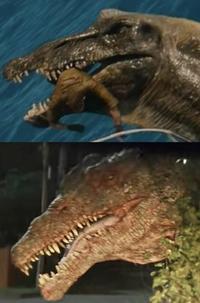 Jurassic world spinosaurus in Oakstreet