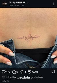 TATTO owned 178 Q 6 1 1,091 Liked by..L and others July 15 Σ