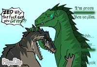 ZED Why The f--- are You Green?? I'm green Ben yeşilim. FlipaClip shhhh... it's okay... Ssst Sorun yok