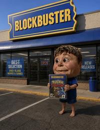 BLOCKBUSTER BEST SELECTION OVER 10,000 MOVIES & GAMES 211 OPEN E BLOCKBUSTER POKEMON STADIUM NEW RELEASES