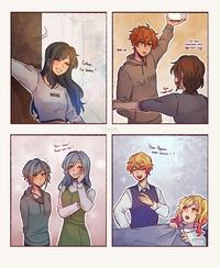 Artwork was also posted on instagram under the name _tofuuni and I think on Twitter