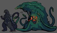 Godzilla and biollante