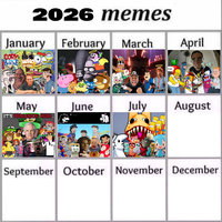 2026 memes January CORY HOUSE WHO IS THIS WHO IS HE? February March D'oh! April May June July August IT'S PROBLEMATIC MEDIA... September October November December