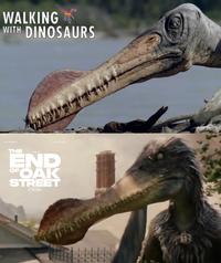 WALKING WITH DINOSAURS ANNE HATHAWAY EWAN MCGREGOR FROM PRODUCER THE J.J. ABRAMS END OFOAK STREET AND THE DIRECTOR OF IT FOLLOWS
