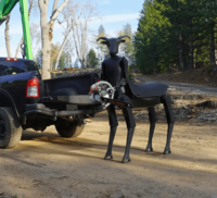 This demon robot for lumberjacks