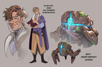 AN idiots cuide audersta epiblan RYLAND GRACE: -HUMAN -SAGE/ASTRONOMER -DIVINATION WIZARD 7311 " Koi FEE ROCKY: -ANCIENT CONSTRUCT -ARTIFICER