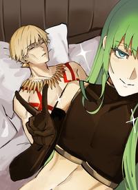 Gilgamesh & Enkidu by @vivimii1