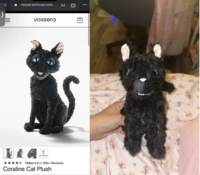vosseraofficial.com น [] vossera Rated 4.8 (1,200+ Reviews) Coraline Cat Plush