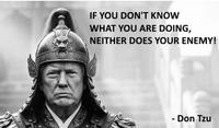 IF YOU DON'T KNOW WHAT YOU ARE DOING, NEITHER DOES YOUR ENEMY! - Don Tzu