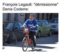François Legault: *démissionne* Denis Coderre: ROZZZ CAQ