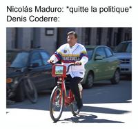 Nicolás Maduro: *quitte la politique* Denis Coderre: AMAGE VENEZUELA