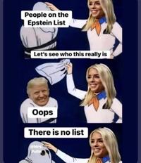 People on the Epstein List Let's see who this really is Oops There is no list @Mrs. Putin
