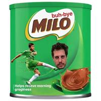 buh-bye MILO Helps relieve morning groginess
