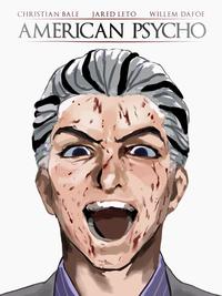 CHRISTIAN BALE JARED LETO WILLEM DAFOE AMERICAN PSYCHO